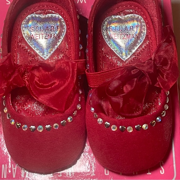 Stuart Weitzman Baby's Crib Shoes 'My First Weitzmans' Size 3 NWT - Picture 2 of 8